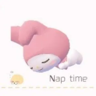 😴 fcc59eb3 My Melody Nap time My Melody, Sanrio, nap, sleep, cute telegram sticker