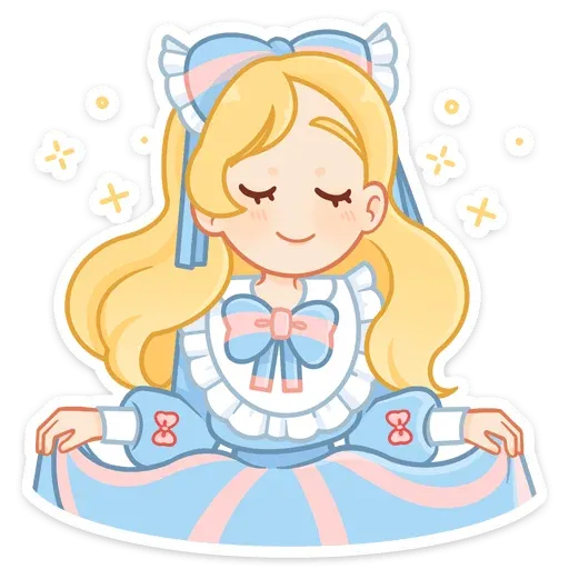 Долли (@TgSticker) - Sticker pack for Telegram