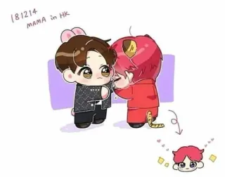 😭 bf9a7a98 181214 MAMA in HK K-pop, การ์ตูน, น่ารัก, ภาพประกอบ, แฟนอาร์ต, MAMA, ฮ่องกง, ภาพวาด telegram sticker