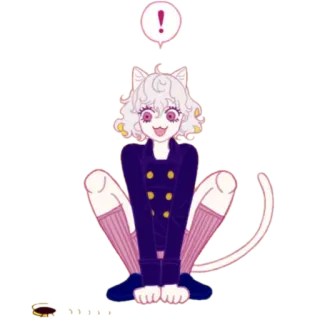 ❗️ 51d1672a Neferpitou Hunter x Hunter 애니메이션, 고양이, 네페르피트, 헌터x헌터 telegram sticker
