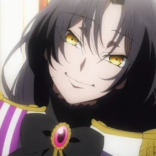 🩸 580c0042 anime, postać, kobieta, złośliwy uśmiech whatsapp sticker