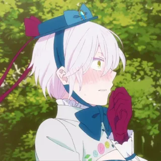 🩸 591b3162 Anime, Kreskówka, Portret, Słodkie, Postać whatsapp sticker