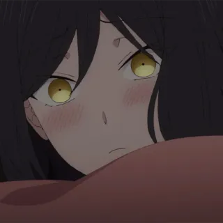 🩸 b54d5b13 Anime, Dziewczyna, Manga, Postać, Sztuka whatsapp sticker