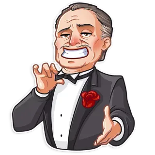 Don Corleone telegram stickers