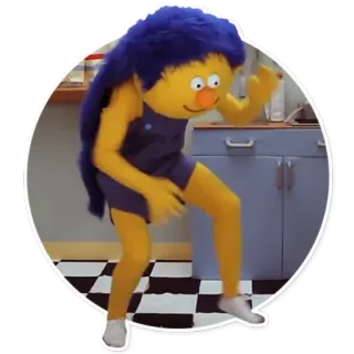 Don't hug me. I'm scared. telegram stickers