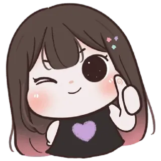 🌈 94f43c4c การ์ตูน, ผู้หญิง, หัวใจ, น่ารัก, ความรัก, มินิฮาร์ท whatsapp sticker