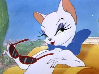 😏 355eb351 고양이, 만화, 선글라스, 여성스러운, 화려함 telegram sticker