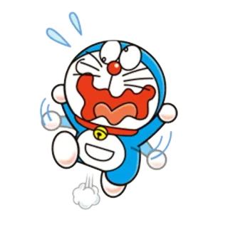 😵 b80fbeb4 Doraemon Doraemon, cartoon, anime, robot cat, funny, character telegram sticker