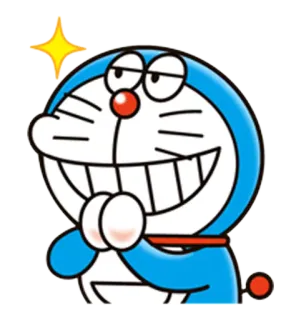 😬 d3b98108 Doraemon doraemon, anime, cartoon, manga, cat, robot, japanese telegram sticker