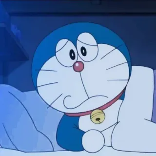 😕 f0365e45 Doraemon Cartone animato, Doraemon, Anime, Gatto, Robot, Triste whatsapp sticker