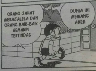 Doraemon dark meme telegram stickers