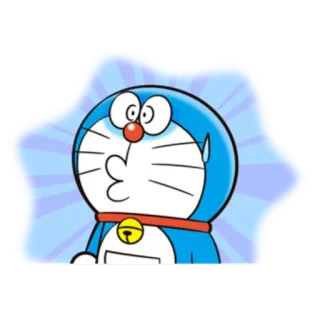 😅 3e3e8128 Doraemon doraemon, anime, cartoni animati, gatto robot, giapponese, personaggio telegram sticker