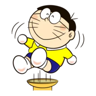 😌 4f396aae Doraemon doraemon, cartone animato, gatto, personaggio, anime telegram sticker