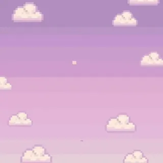 👋 94642a13 Wolken, Himmel, Pixelkunst, Pastell, Hintergrund telegram sticker