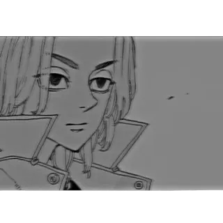 🗿 cd39572f anime, manga, drawing, cartoon, character, sketch telegram sticker