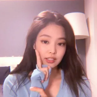 🦄 4eb49178 Jennie Дженни, K-Pop, певица, женщина, кореянка, знаменитость, Blackpink telegram sticker