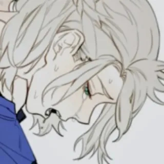 ✝️ 525c4a83 动漫, 漫画, 悲伤, 男孩, 插画, 绘画 telegram sticker