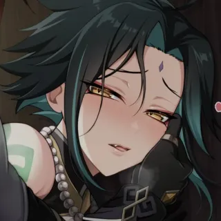 🥺 551f5fe2 Xiao Genshin Impact 动漫, 魈, 原神, 电子游戏, 角色 telegram sticker