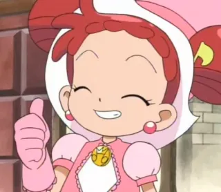 👍 69311414 Anime, Cartoon, Illustration, Pouce levé, Positif telegram sticker