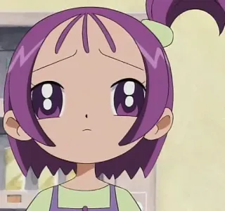 🥺 9826a887 animé, fille, dessin animé, portrait telegram sticker