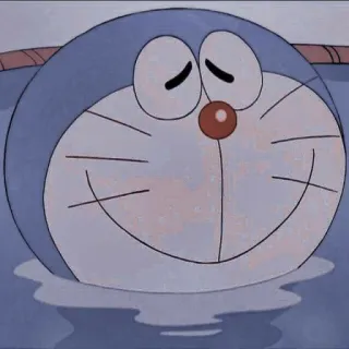 💖 23caa6ca Doraemon doraemon, anime, kreskówka, robot kot, słodki, niebieski, uśmiech telegram sticker