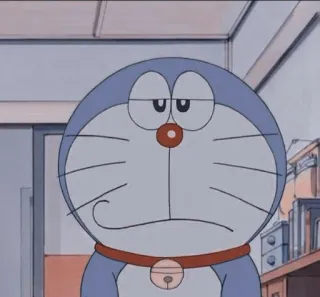 💖 444db087 Doraemon doraemon, anime, kreskówka, kot, robot, japoński, postać telegram sticker