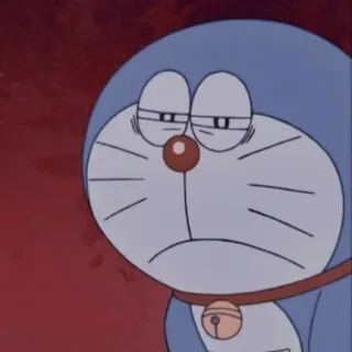 💖 6b69680a Doraemon doraemon, kreskówka, anime, manga, niebieski kot, robot-kot telegram sticker