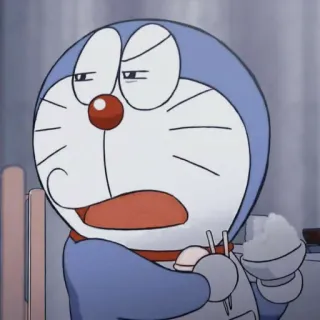 💖 80b0e085 Doraemon doraemon, anime, kreskówka, robot kot, manga, japońska animacja telegram sticker