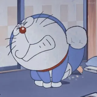 💖 9c358387 Doraemon doraemon, anime, kreskówka, kot, robot, słodki telegram sticker