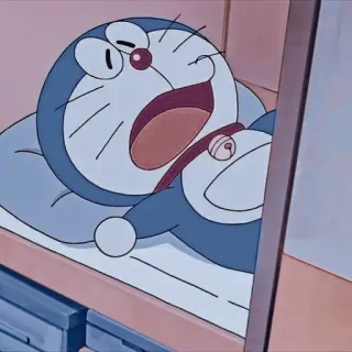 💖 a43fa718 Doraemon doraemon, kreskówka, śpiący, kot, anime, manga telegram sticker