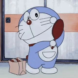 💖 a4cd33f7 Doraemon Doraemon, kreskówka, robot, kot, anime, słodki telegram sticker