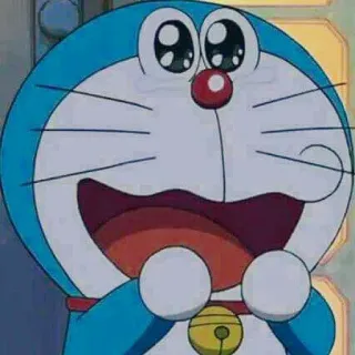 💖 d3458e11 Doraemon Doraemon, Anime, Kot robot, Kreskówka, Manga telegram sticker