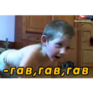 🦮 bff132dc гав, гав, гав chien, aboiement, animal, enfant, russe whatsapp sticker