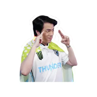 🤓 66b5e307 THUNDER Esport, Gamer, Gaming, Monster Energy, Tonnerre whatsapp sticker