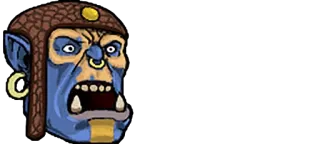 😳 85a742c5 orc, fantasy, monster, angry, warrior telegram sticker