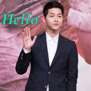 👋 514032a1 Hello 问候, 男人, 演员, 挥手 telegram sticker