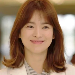 😁 69f4788f 女人, 微笑, 医生, 女演员, 肖像 telegram sticker