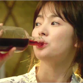 🍸 7c498254 女人, 喝酒, 葡萄酒, 瓶子, 酒精 telegram sticker