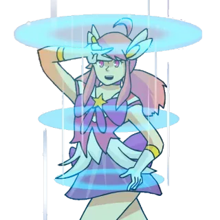 👋 3281f316 anime, magical girl, heroine, superhero, magic, kawaii whatsapp sticker