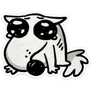 🥺 6fdbcd6a sticker, hoạt hình, động vật, dễ thương, hình vẽ, hình minh họa telegram sticker