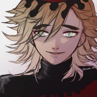 ⛓️ 1218eb1e @hinase_ow Anime, Manga, Portret, Postać, Ilustracja, Fanart telegram sticker