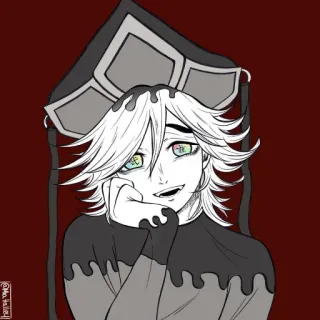 ⛓️ 55bf7b76 Doma Demon Slayer Anime, Demon, Demon Slayer, Douma, Fanart, Postać telegram sticker