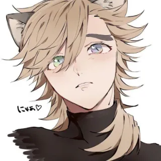 ⛓️ 612b3e07 にゃん♡ Anime, Kocie uszy, Słodkie, Fanart telegram sticker