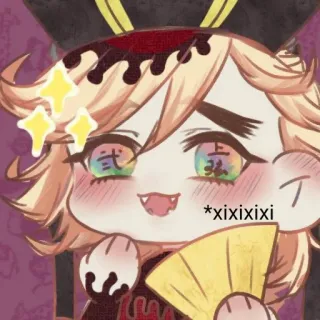 ⛓️ 7f9e3c36 xixixixi Chibi, Postać, Fan, Grafika cyfrowa telegram sticker