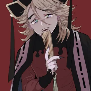 ⛓️ 85603433 Doma Demon Slayer Anime, Demon Slayer, Doma, Manga, Wyższa Ranga 2 telegram sticker