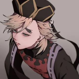 ⛓️ badb2a83 Doma Demon Slayer Anime, Demon Slayer, Doma, Fanart, Postać, Manga telegram sticker