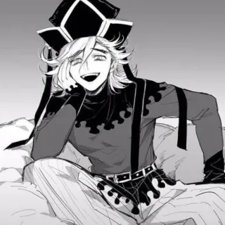 ⛓️ df31b66c Doma Demon Slayer Anime, Manga, Demon Slayer, Doma, Postać, Wyższa Ranga Dwa, Fanart telegram sticker