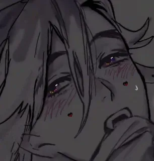 🥵 803b852f Anime, Schattig, Blozen, Fanart, Manga telegram sticker