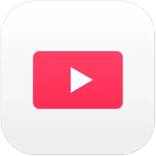 🔵 189b6eec youtube, play, social media, video, icon telegram sticker