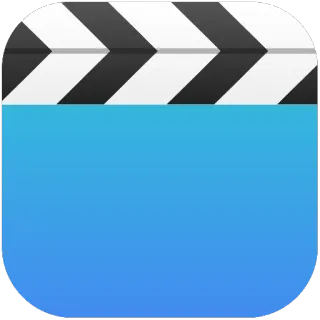 🔵 f1db2e4d film, cinema, movie, clapperboard, editing, video, media telegram sticker